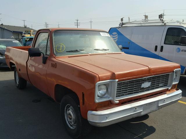 CCL448Z198368 - 1978 CHEVROLET C10 ORANGE photo 1