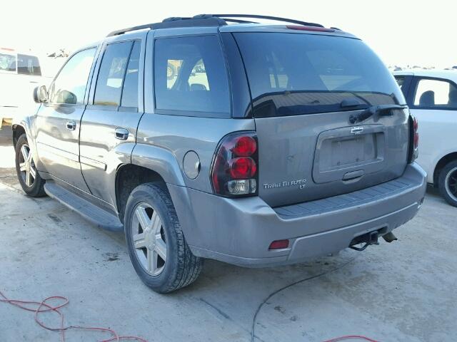 1GNDS13S182117592 - 2008 CHEVROLET TRAILBLAZE GRAY photo 3