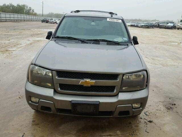 1GNDS13S182117592 - 2008 CHEVROLET TRAILBLAZE GRAY photo 9