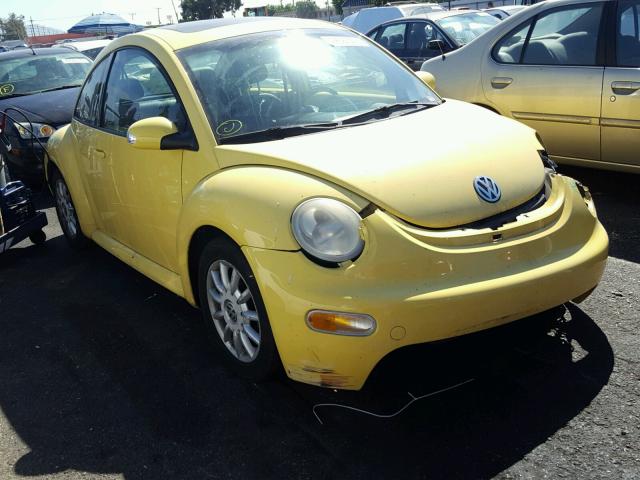 3VWCK31C75M402309 - 2005 VOLKSWAGEN NEW BEETLE YELLOW photo 1