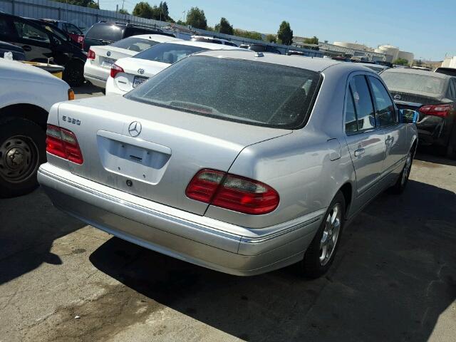 WDBJF65J72B403101 - 2002 MERCEDES-BENZ E 320 SILVER photo 4