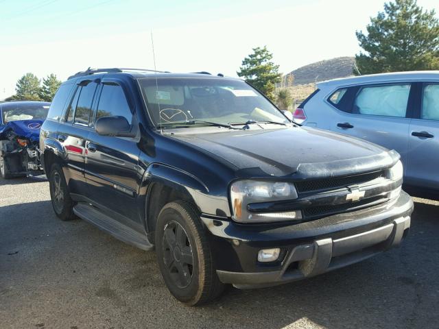 1GNDS13S742254661 - 2004 CHEVROLET TRAILBLAZE BLACK photo 1