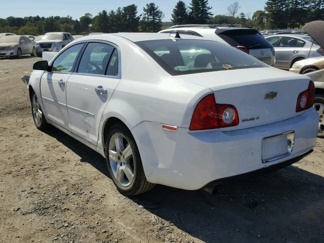 1G1ZC5E0XCF267712 - 2012 CHEVROLET MALIBU 1LT WHITE photo 3