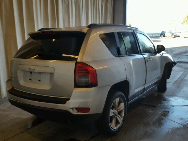 1J4NF1FB7BD239053 - 2011 JEEP COMPASS SILVER photo 4