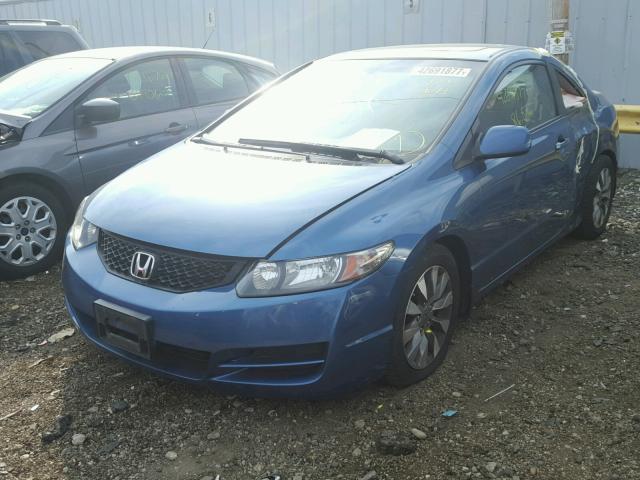 2HGFG1B81AH522813 - 2010 HONDA CIVIC EX BLUE photo 2