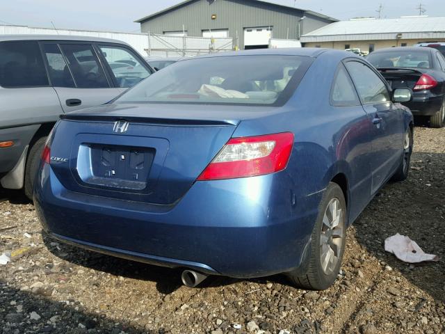 2HGFG1B81AH522813 - 2010 HONDA CIVIC EX BLUE photo 4