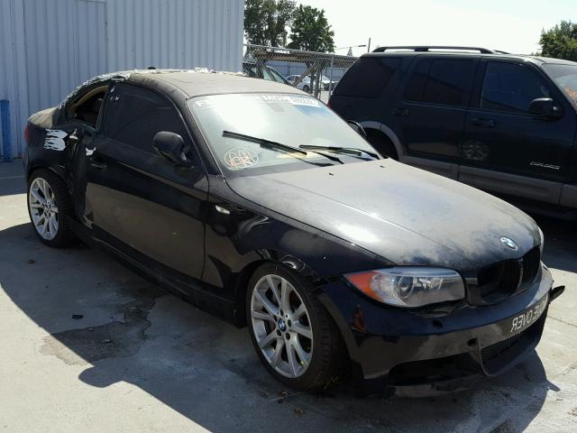 WBAUC9C50CVM12363 - 2012 BMW 135 I BLACK photo 1