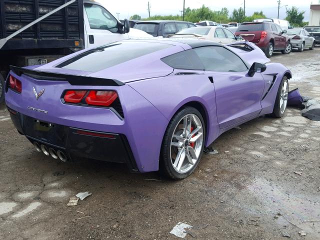 1G1YD2D78F5116142 - 2015 CHEVROLET CORVETTE S PURPLE photo 4