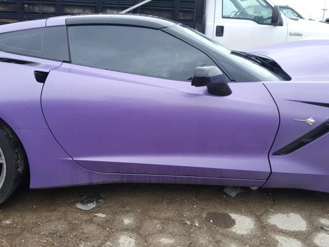 1G1YD2D78F5116142 - 2015 CHEVROLET CORVETTE S PURPLE photo 5