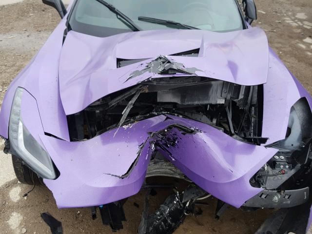 1G1YD2D78F5116142 - 2015 CHEVROLET CORVETTE S PURPLE photo 7