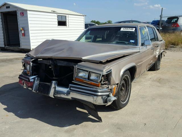 1G6DW69YXG9717929 - 1986 CADILLAC FLEETWOOD TAN photo 2