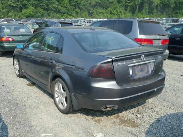 19UUA66245A027909 - 2005 ACURA TL GRAY photo 3