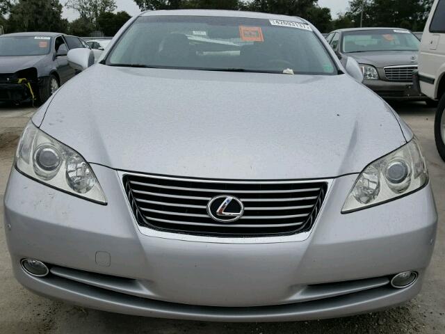 JTHBJ46G982206711 - 2008 LEXUS ES 350 SILVER photo 9