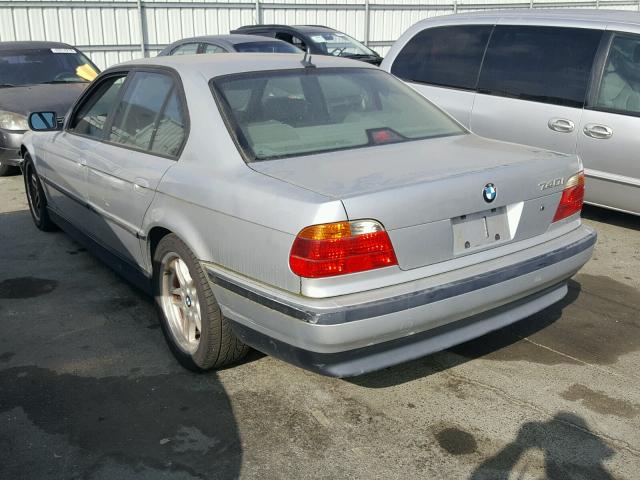 WBAGG8341YDN77435 - 2000 BMW 740 I AUTO SILVER photo 3