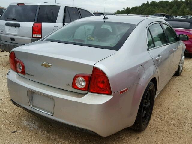 1G1ZG57B99F210347 - 2009 CHEVROLET MALIBU LS SILVER photo 4