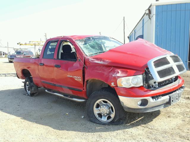 3D7KS28C85G860217 - 2005 DODGE RAM 2500 S Qırmızı foto 1
