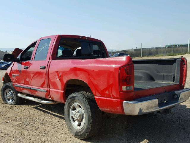 3D7KS28C85G860217 - 2005 DODGE RAM 2500 S Qırmızı foto 3