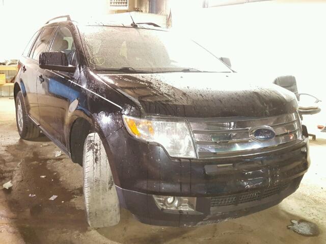 2FMDK38C48BA75236 - 2008 FORD EDGE SEL BLACK photo 1