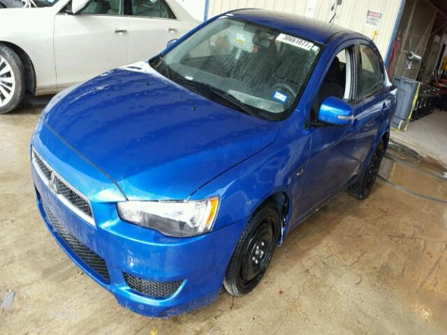 JA32U2FU4FU022621 - 2015 MITSUBISHI LANCER ES BLUE photo 2