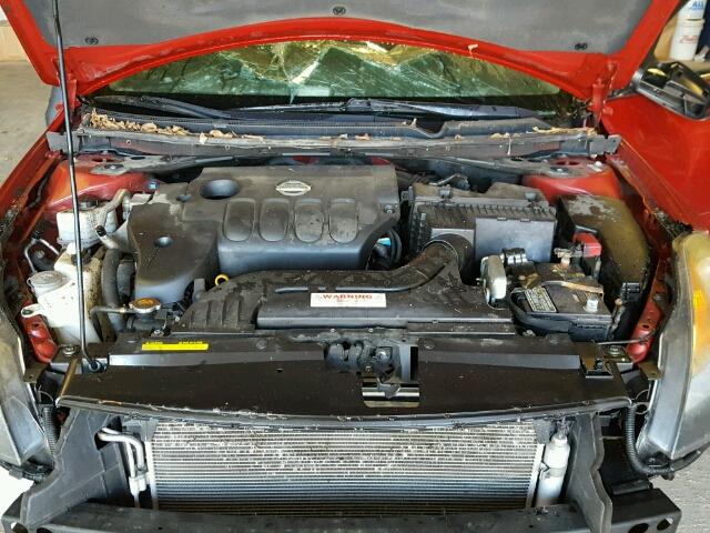 1N4AL21E19N448254 - 2009 NISSAN ALTIMA RED photo 7