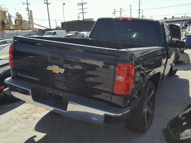 1GCNCNEC9GZ407687 - 2016 CHEVROLET SILVERADO BLACK photo 4