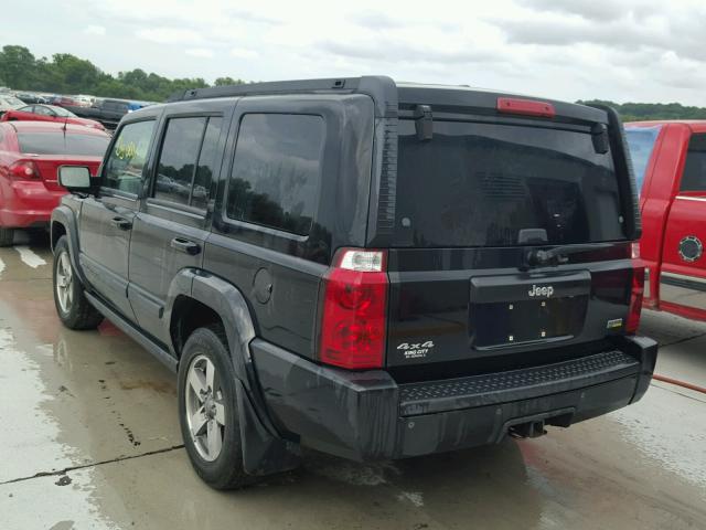 1J8HG48P67C619470 - 2007 JEEP COMMANDER 黑色 照片 3