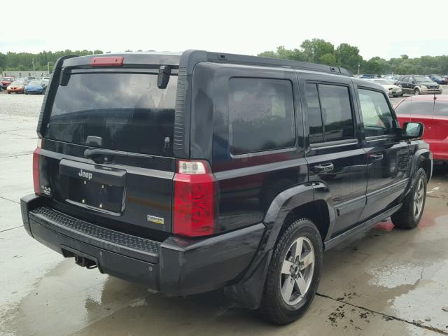 1J8HG48P67C619470 - 2007 JEEP COMMANDER 黑色 照片 4