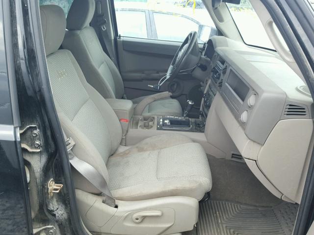 1J8HG48P67C619470 - 2007 JEEP COMMANDER 黑色 照片 5