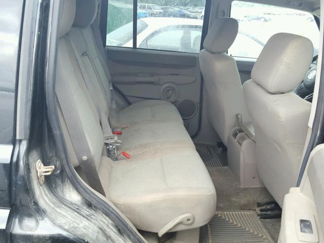 1J8HG48P67C619470 - 2007 JEEP COMMANDER 黑色 照片 6