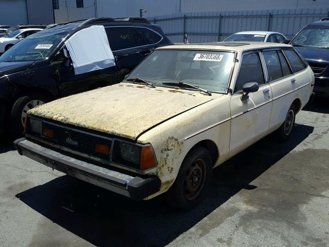 JN1PB05S4CU204691 - 1982 DATSUN B210 DELUX YELLOW photo 2