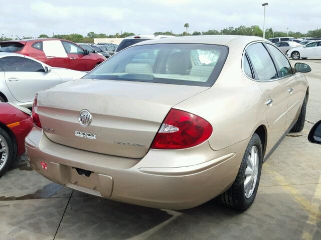 2G4WC532651265573 - 2005 BUICK LACROSSE BEIGE photo 4