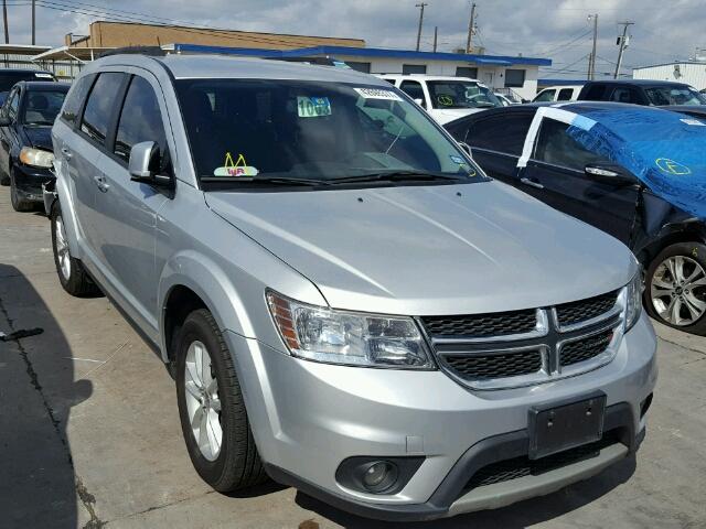 3C4PDCBG7ET157131 - 2014 DODGE JOURNEY SX SILVER photo 1