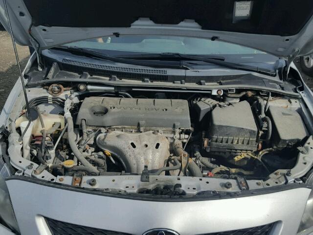 2T1BE4EE0AC039121 - 2010 TOYOTA COROLLA XR 银色 照片 7