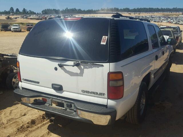 3GNEC16Z23G153530 - 2003 CHEVROLET SUBURBAN C WHITE photo 4