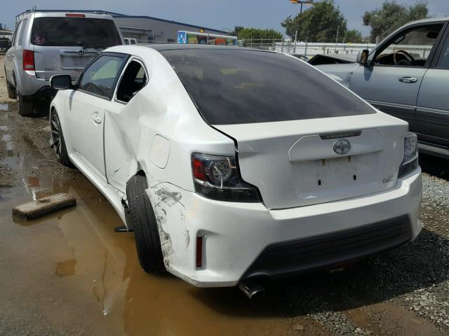 JTKJF5C79F3096588 - 2015 TOYOTA SCION TC WHITE photo 3