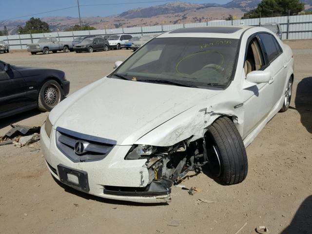 19UUA66205A006202 - 2005 ACURA TL WHITE photo 2