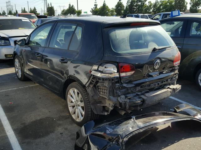 WVWNM7AJ2EW002024 - 2014 VOLKSWAGEN GOLF 黑色 照片 3