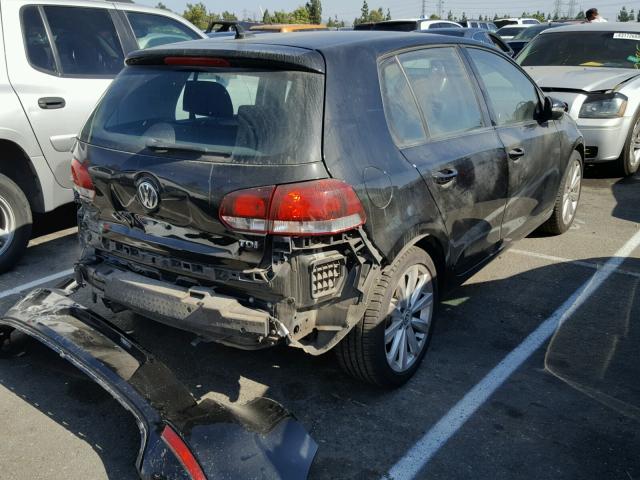 WVWNM7AJ2EW002024 - 2014 VOLKSWAGEN GOLF 黑色 照片 4