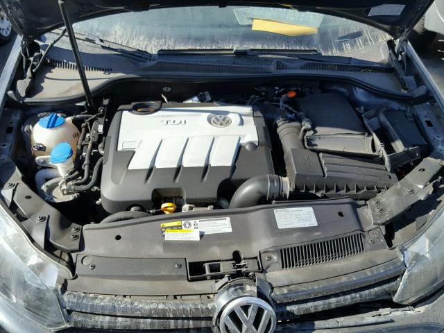 WVWNM7AJ2EW002024 - 2014 VOLKSWAGEN GOLF 黑色 照片 7