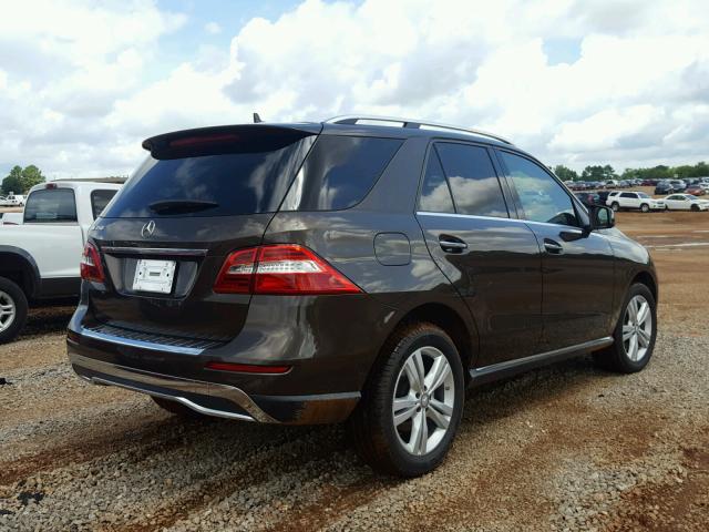 4JGDA5JB6DA108209 - 2013 MERCEDES-BENZ ML 350 BROWN photo 4