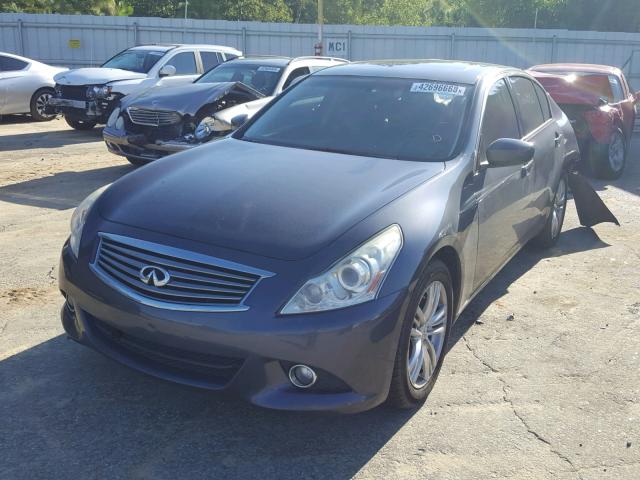 JN1CV6AR7DM350418 - 2013 INFINITI G37 CHARCOAL photo 2