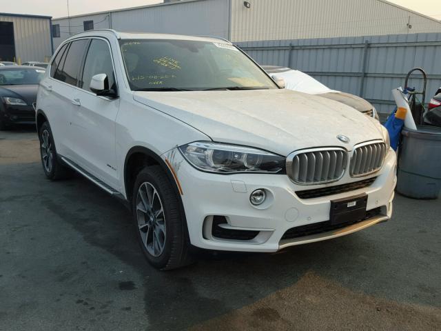 5UXKS4C56F0N06523 - 2015 BMW X5 XDRIVE3 WHITE photo 1