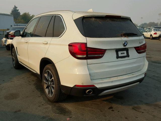 5UXKS4C56F0N06523 - 2015 BMW X5 XDRIVE3 WHITE photo 3