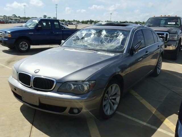 WBAHN83518DT84625 - 2008 BMW 750 GRAY photo 2