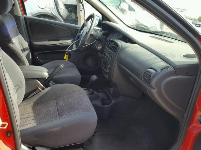 1P3ES46C6YD856321 - 2000 PLYMOUTH NEON BASE 红色 照片 5