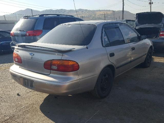 1Y1SK528XYZ402906 - 2000 CHEVROLET GEO PRIZM 棕色 照片 4