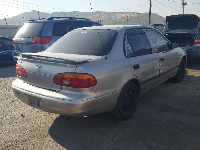 1Y1SK528XYZ402906 - 2000 CHEVROLET GEO PRIZM BROWN photo 4