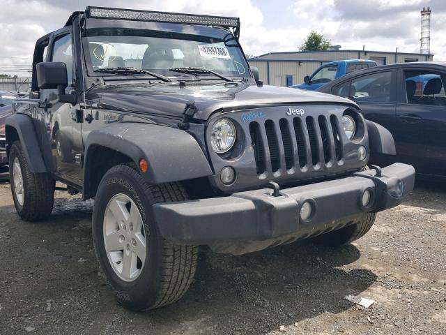 1C4AJWAG0GL282116 - 2016 JEEP WRANGLER S GRAY photo 1