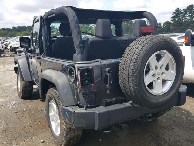 1C4AJWAG0GL282116 - 2016 JEEP WRANGLER S GRAY photo 3