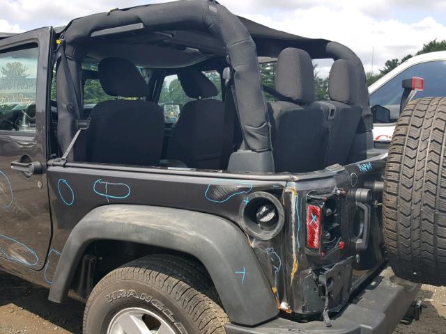 1C4AJWAG0GL282116 - 2016 JEEP WRANGLER S GRAY photo 9